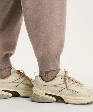 Вязаные брюки-джоггеры- Заказать в России