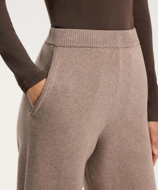 Вязаные брюки-джоггеры- Заказать в России