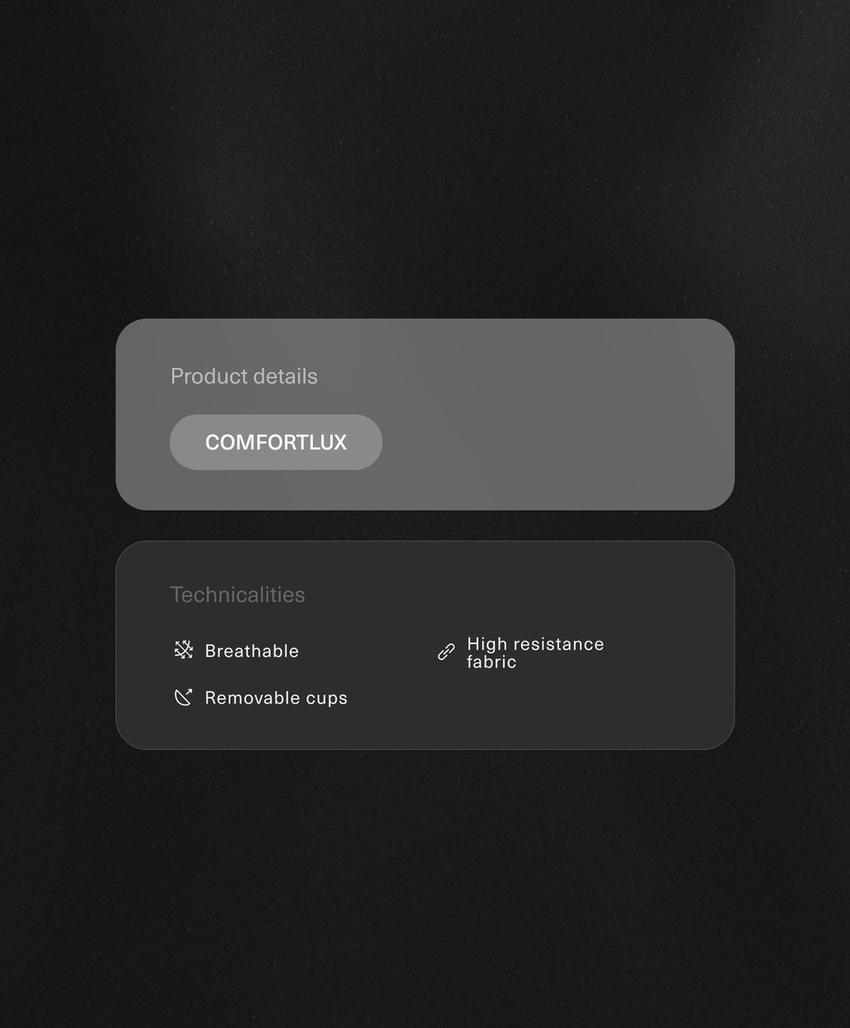 Длинный Tank top Comfortlux с несколькими бретелями и чашками