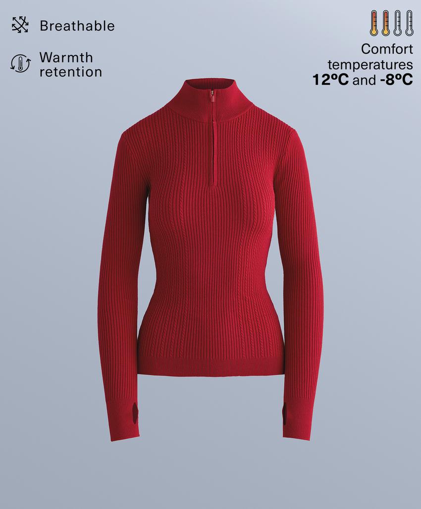 Термофутболка Base Layer с вязаным узором