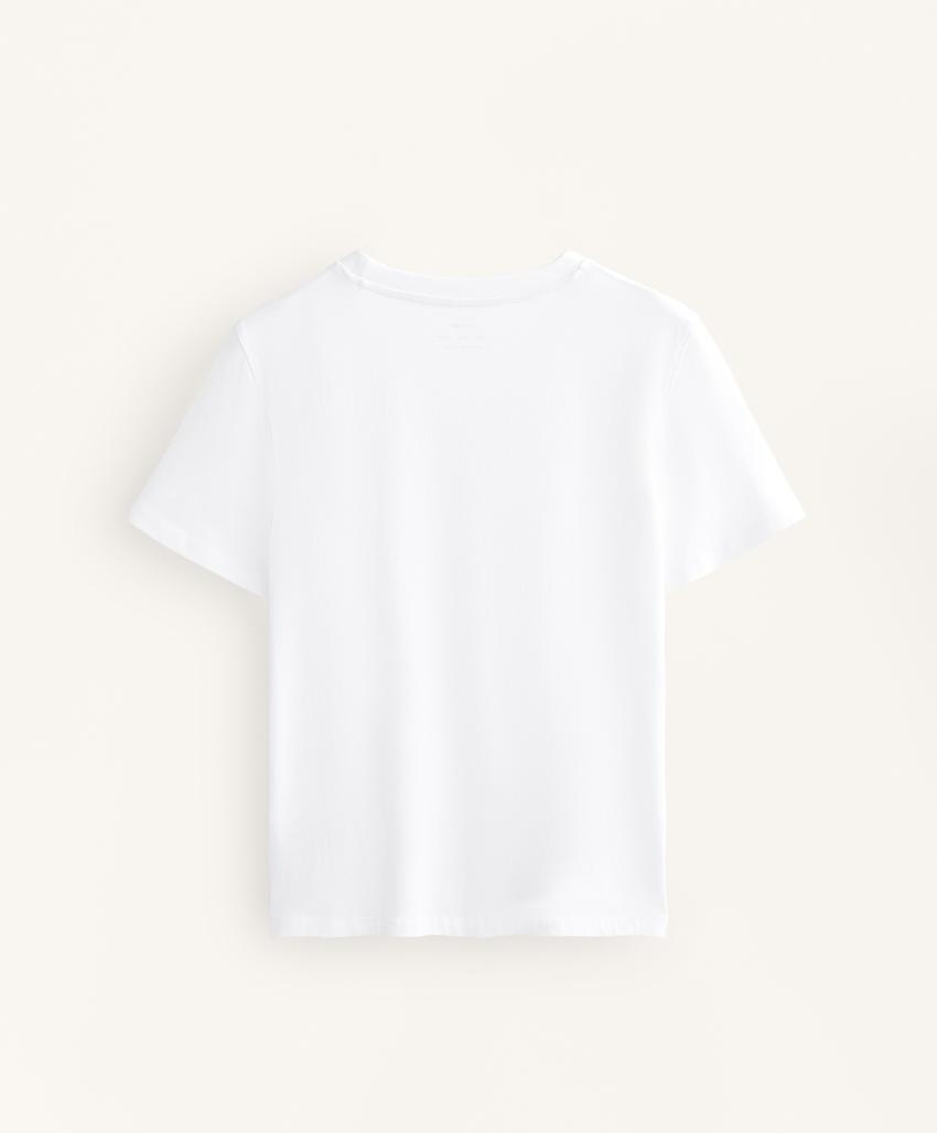 Футболка из смесового хлопка с короткими рукавами