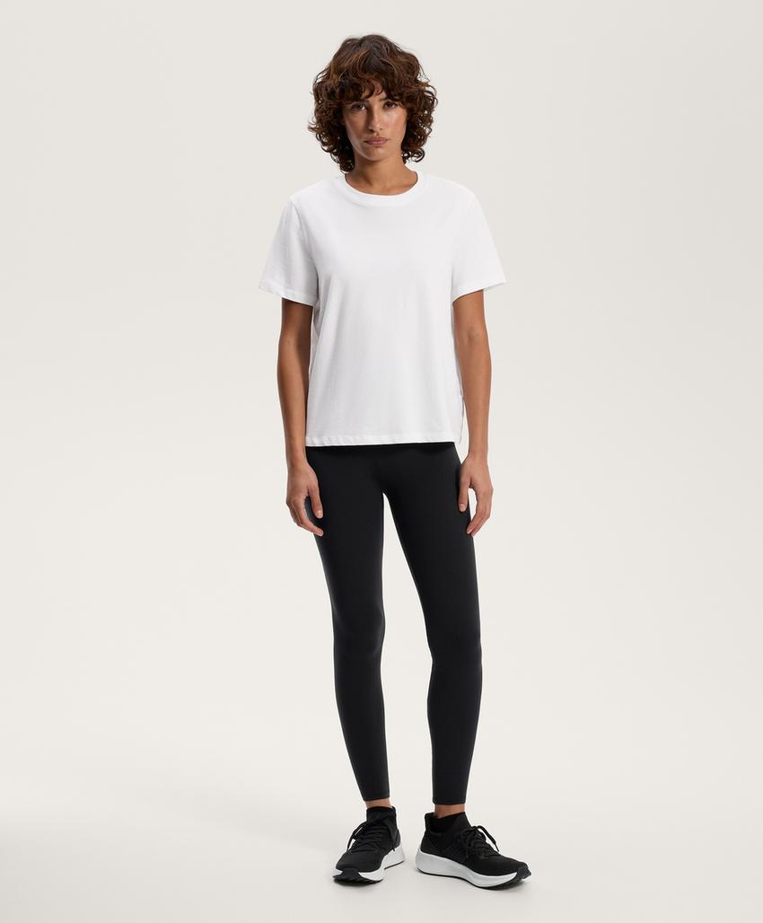 Футболка из смесового хлопка с короткими рукавами