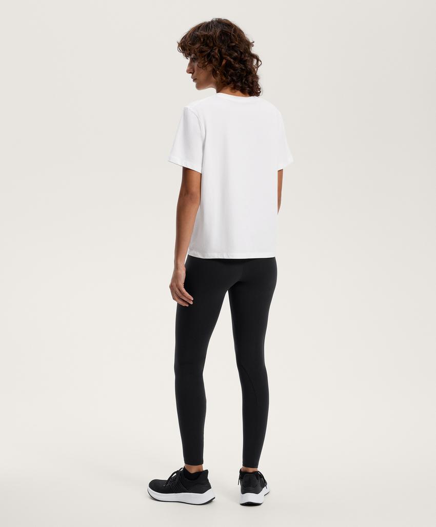 Футболка из смесового хлопка с короткими рукавами