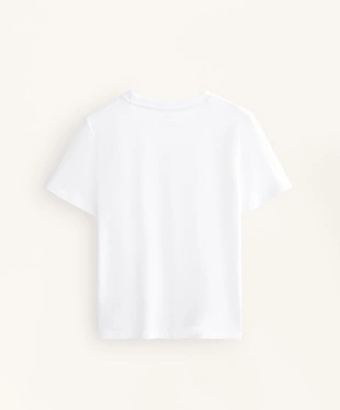 Футболка из смесового хлопка с короткими рукавами- Заказать в России