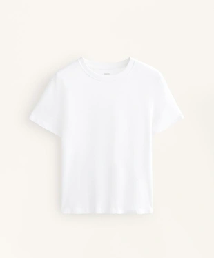 Футболка из смесового хлопка с короткими рукавами- Заказать в России