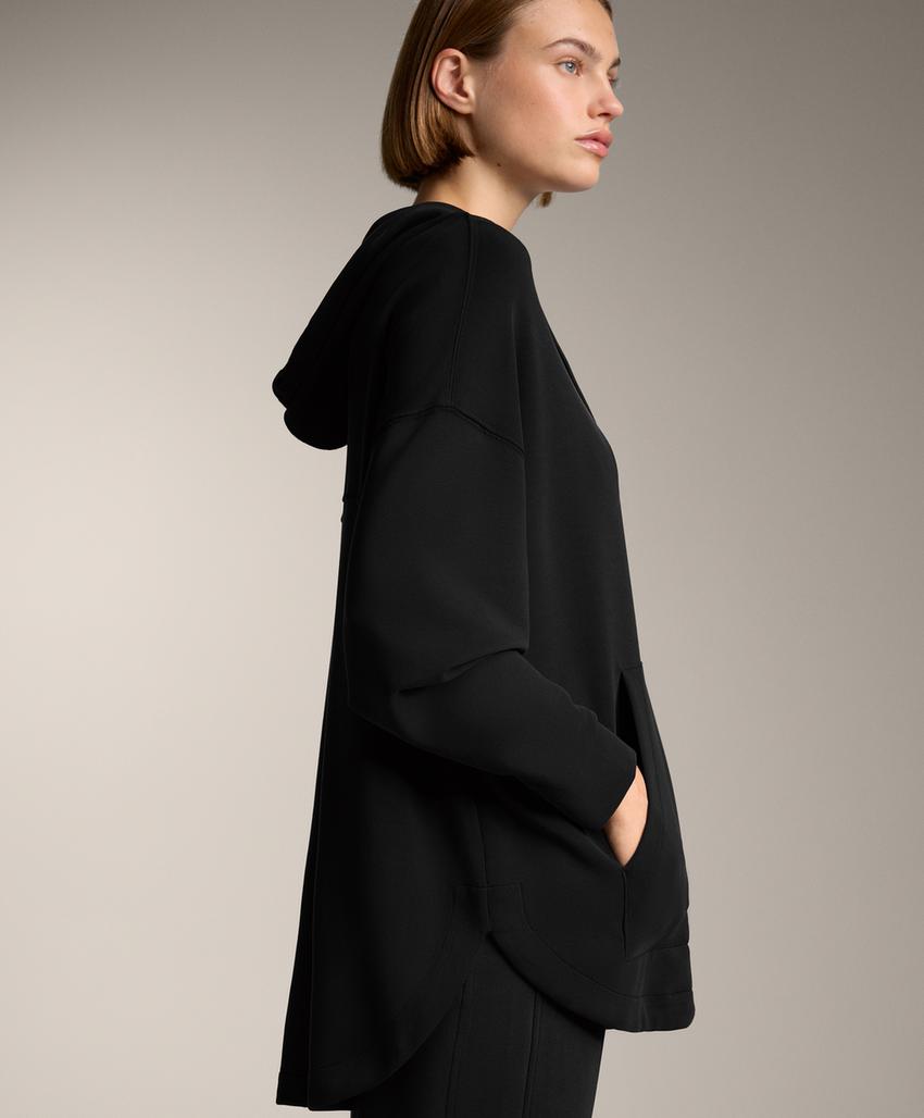 Удлиненная куртка из мягкой ткани с модалом