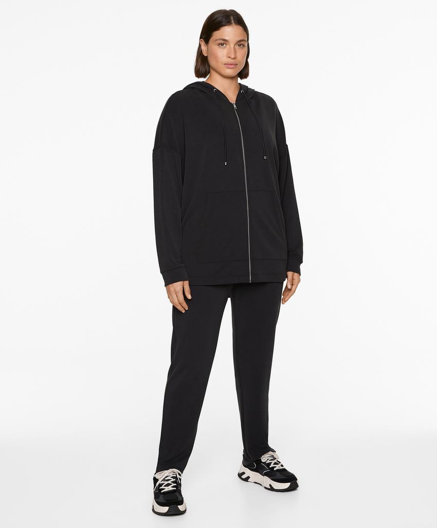 Удлиненная куртка из мягкой ткани с модалом