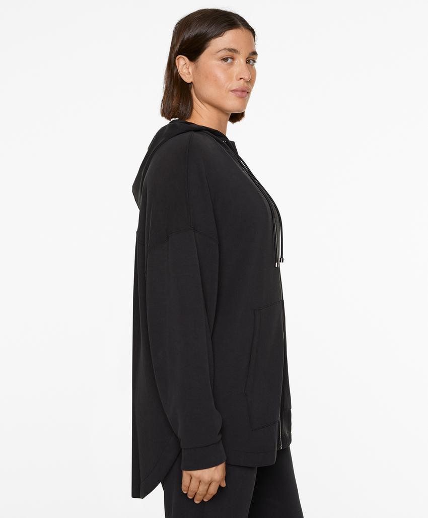 Удлиненная куртка из мягкой ткани с модалом