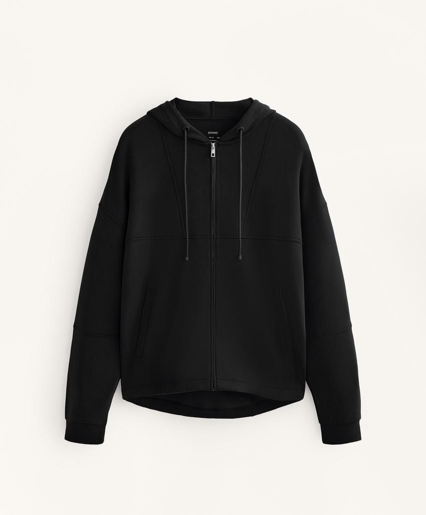 Куртка с капюшоном из мягкого модала