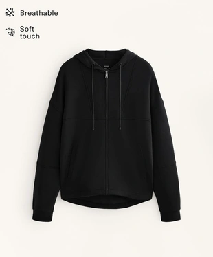 Куртка с капюшоном из мягкого модала- Заказать в России