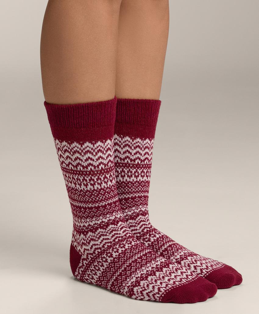 2 пары классических носков с жаккардовым узором