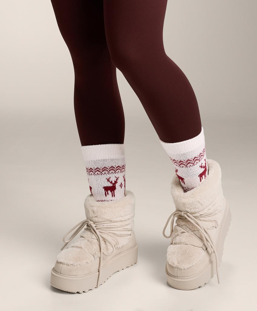 2 пары классических носков с жаккардовым узором