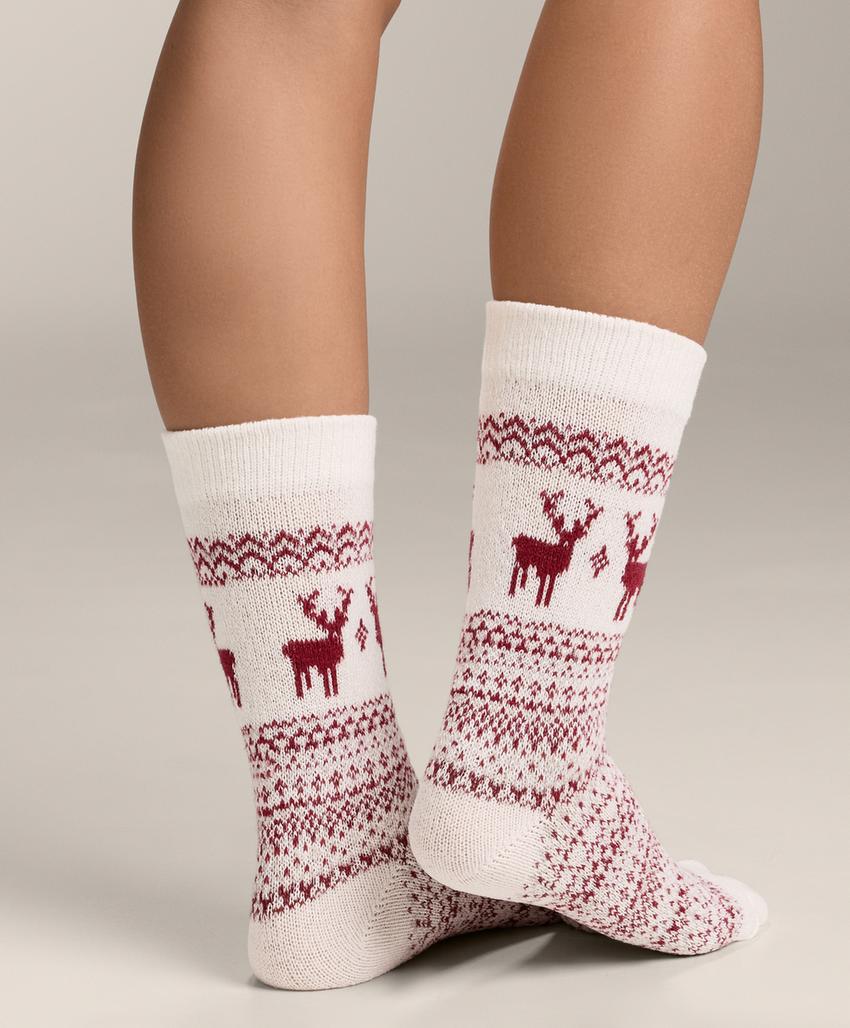 2 пары классических носков с жаккардовым узором