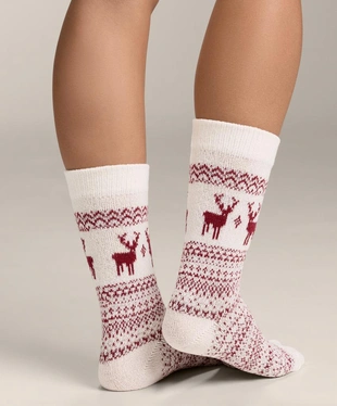 2 пары классических носков с жаккардовым узором- Заказать в России