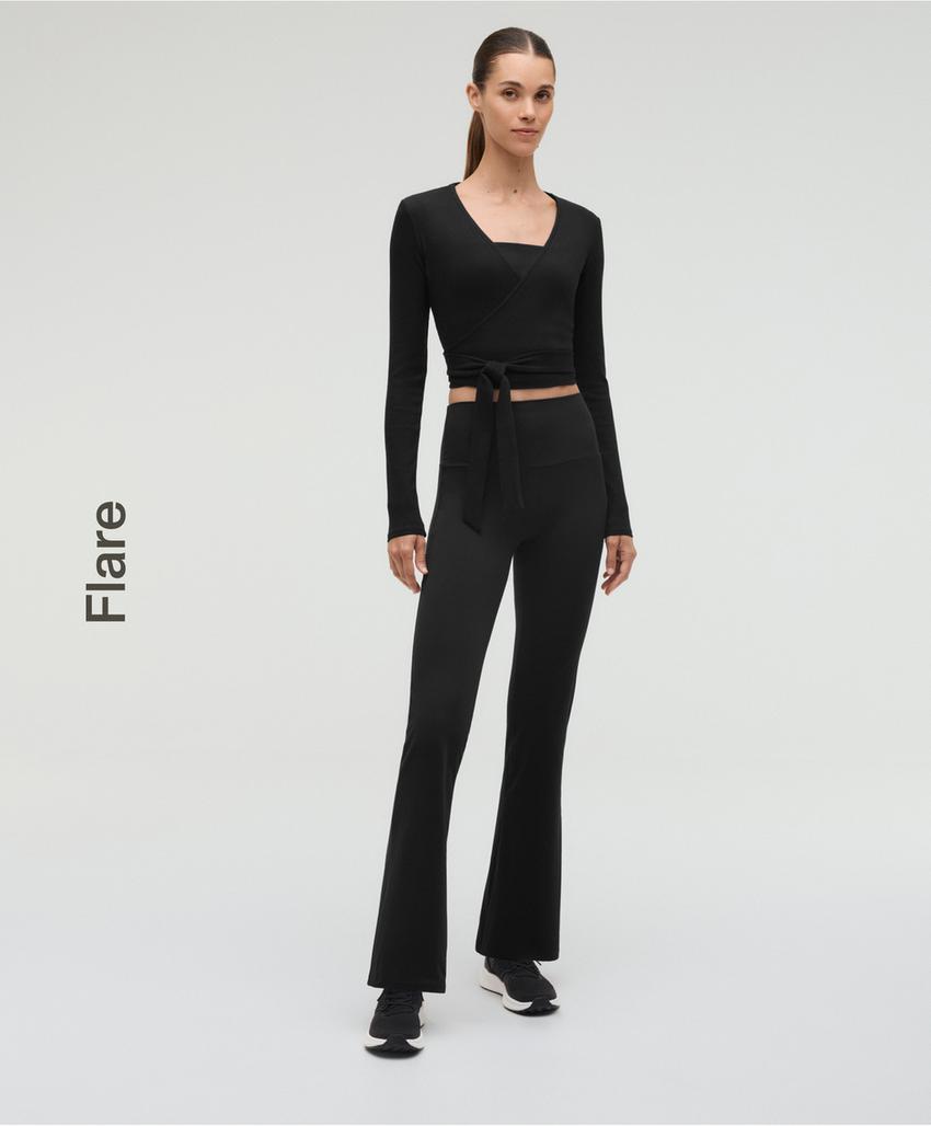 Брюки клеш с высокой посадкой Comfortlux