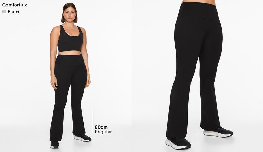 Брюки клеш с высокой посадкой Comfortlux