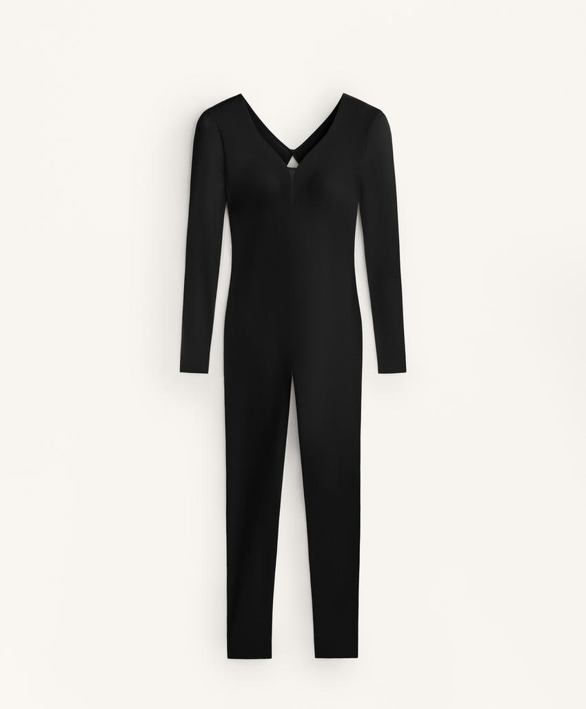 Длинный комбинезон Perfect-adapt с сетчатыми вставками