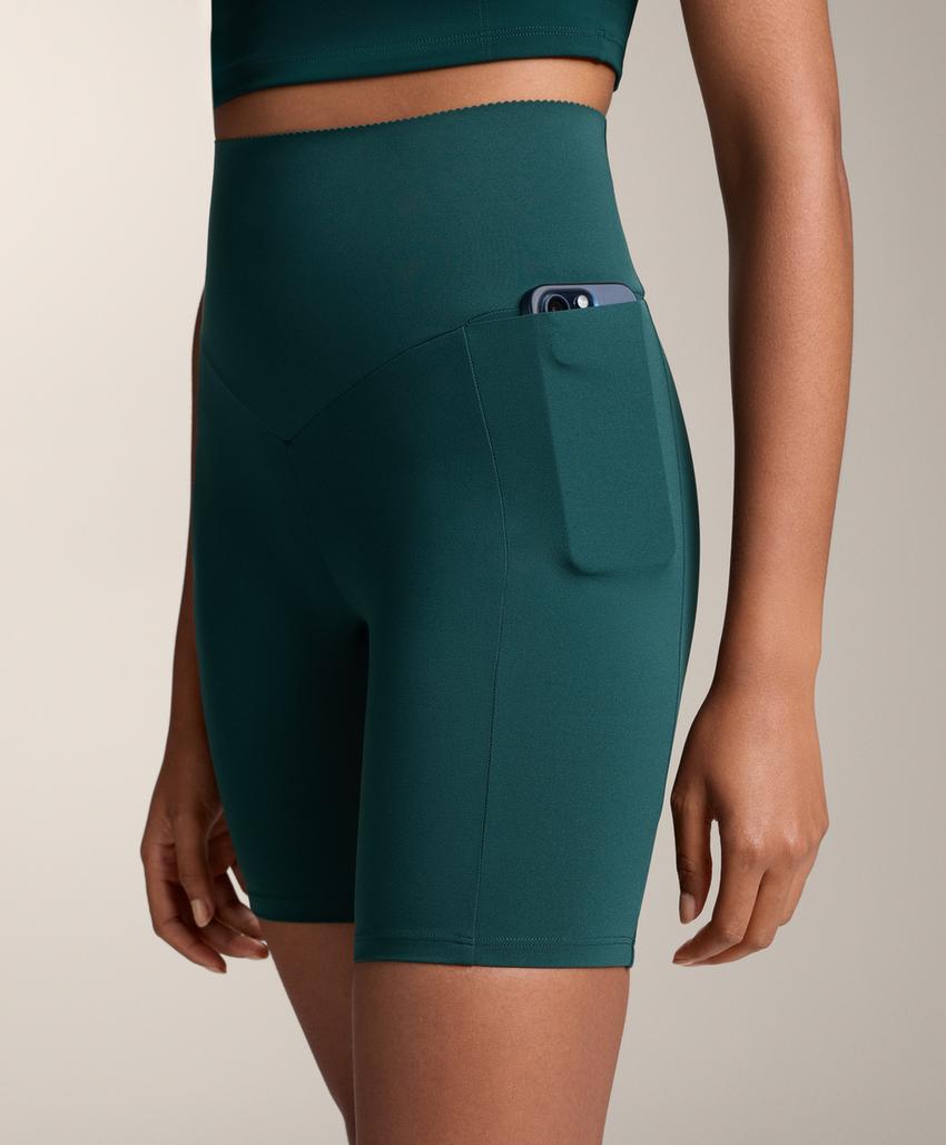 High Rise Compressive Pocket 20cm Cycling Leggings