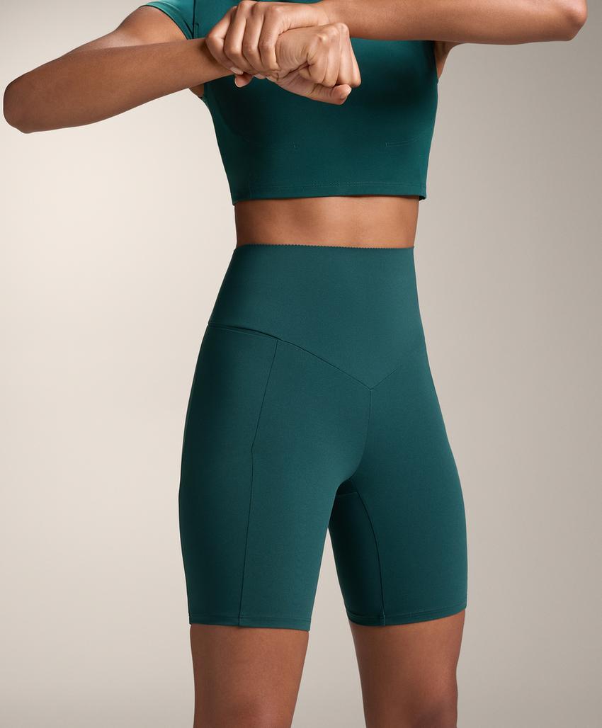 High Rise Compressive Pocket 20cm Cycling Leggings