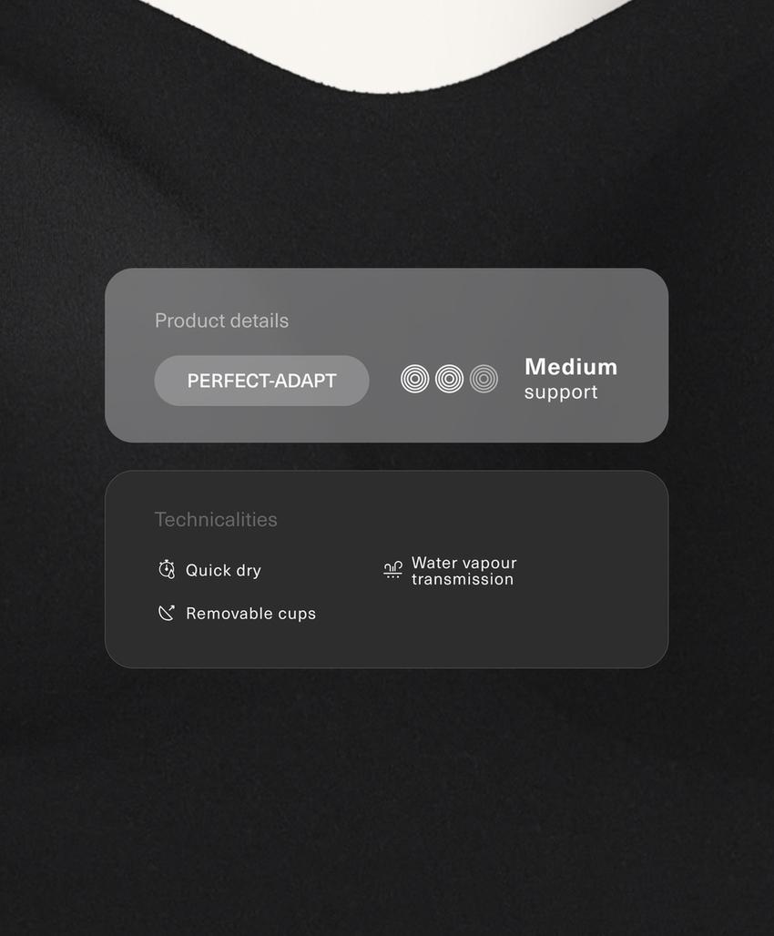 Спортивный бюстгальтер Perfect Adapt со средней степенью поддержки