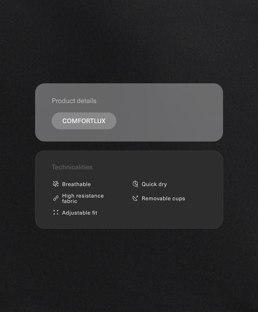 Tank top Comfortlux с регулируемыми бретельками