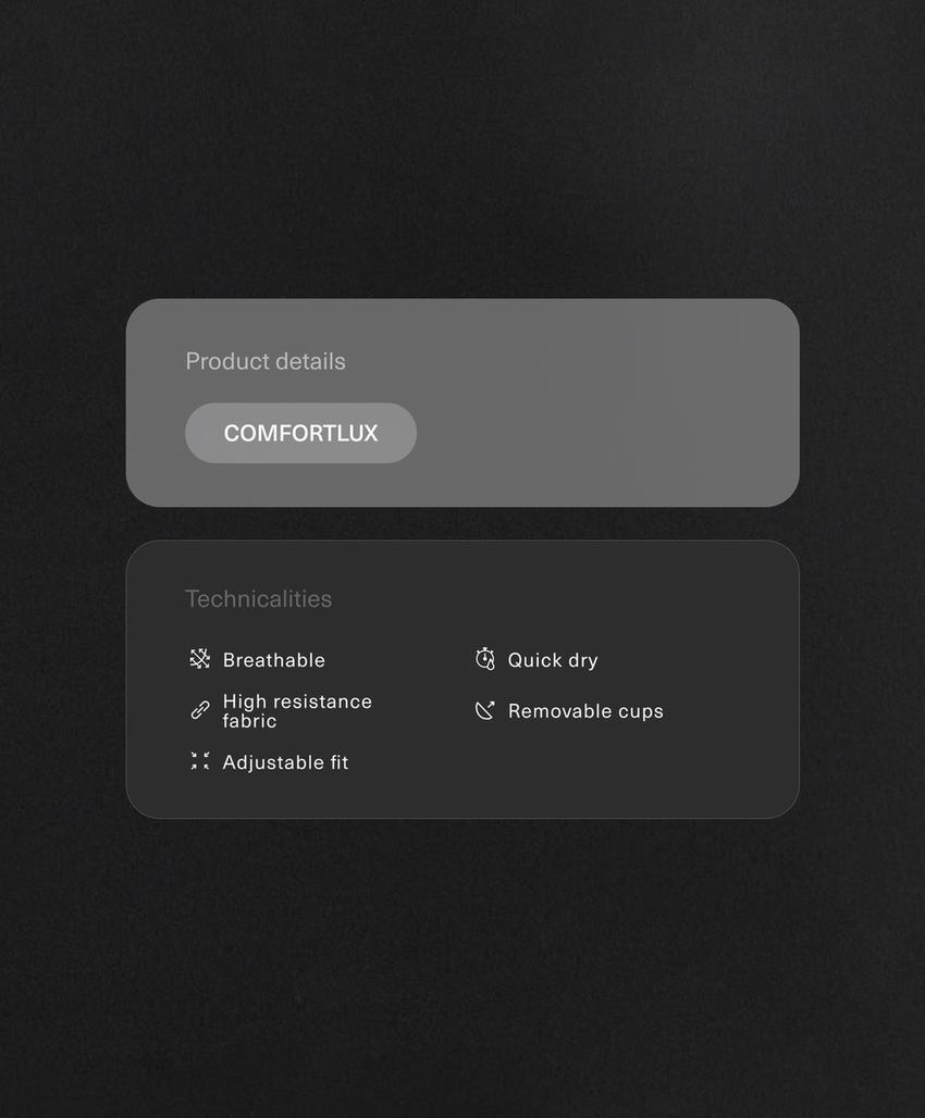 Tank top Comfortlux с регулируемыми бретельками