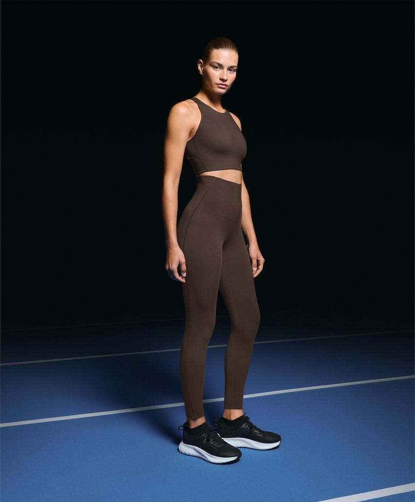 Легинсы Compressive Core Control с завышенной талией, длиной до щиколотки