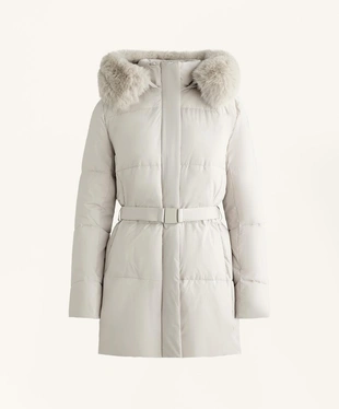 Водоотталкивающая утепленная куртка миди PRIMALOFT®- Заказать в России