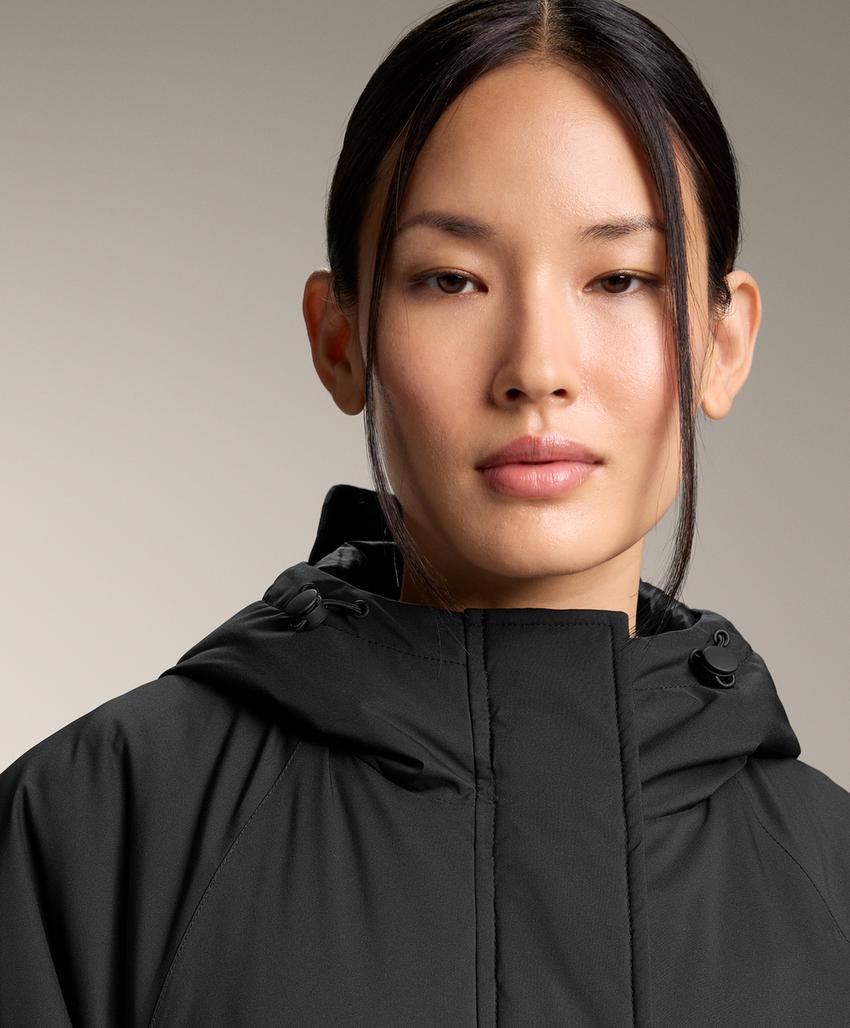 Легкая теплая длинная водонепроницаемая куртка с подкладкой 10k ThindownTM