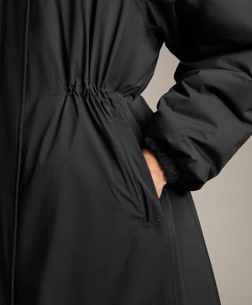 Легкая теплая длинная водонепроницаемая куртка с подкладкой 10k ThindownTM