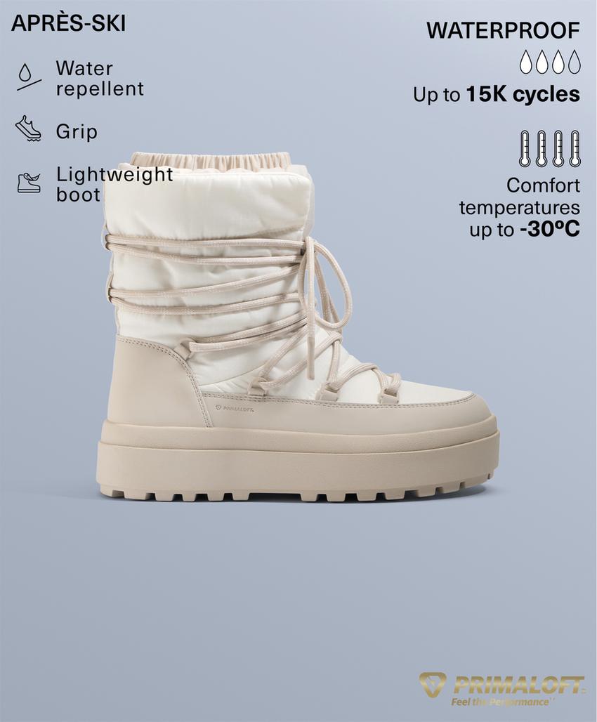 Комбинированные ботинки со шнуровкой