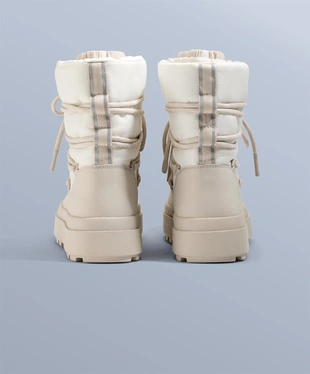 Комбинированные ботинки со шнуровкой- Заказать в России