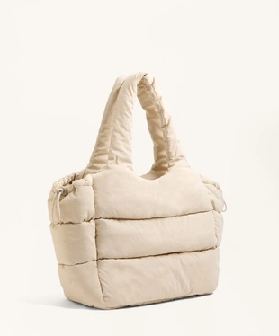 Стеганая сумка-шопер- Заказать в России