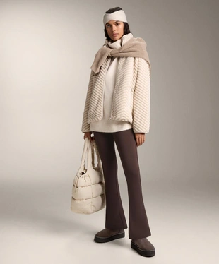 Стеганая сумка-шопер- Заказать в России