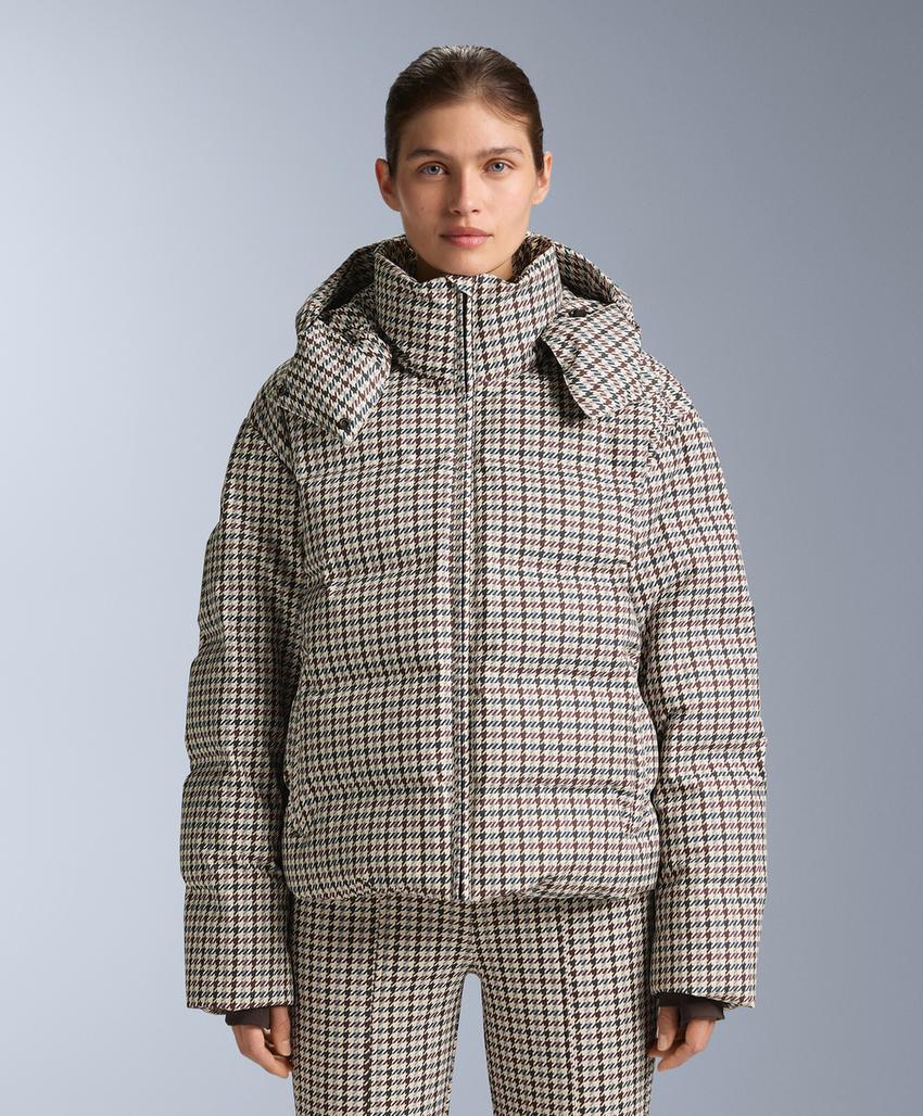 Утепленная куртка с принтом Down от Minardi Piume Company SKI 10 000 мм