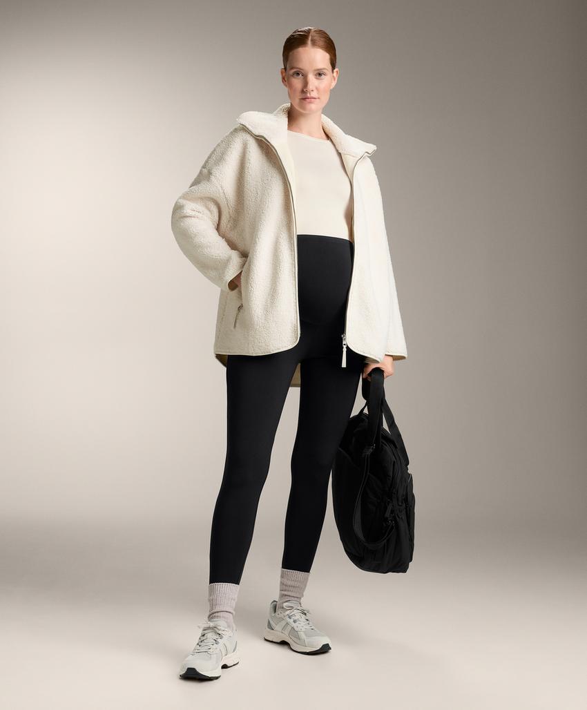 Утепленные легинсы для беременных длиной 70 см