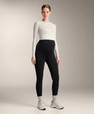 Утепленные легинсы для беременных длиной 70 см- Заказать в России