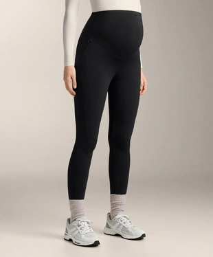 Утепленные легинсы для беременных длиной 70 см- Заказать в России