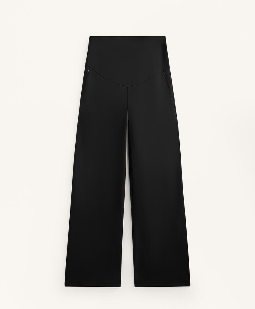 Прямые теплые брюки для беременных