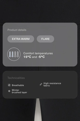 FLARE EXTRA WARM SEAMLESS SUPER HIGH RISE TROUSERS- Заказать в России