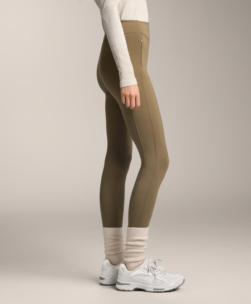 Легинсы длиной до щиколотки Warm с карманами и высокой посадкой, 70 см