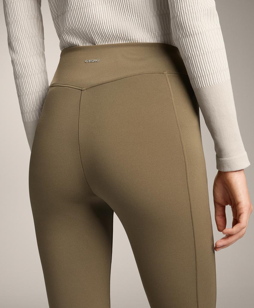 Легинсы длиной до щиколотки Warm с карманами и высокой посадкой, 70 см