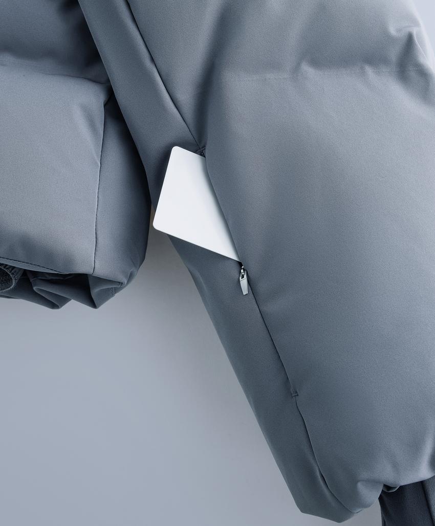 Легкая укороченная куртка с 80% пуха и 20% пера MINARDI PIUME SKI, водостойкая