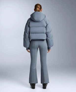 Легкая укороченная куртка с 80% пуха и 20% пера MINARDI PIUME SKI, водостойкая- Заказать в России