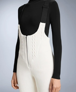 WATER-RESISTANT SKI FLARE DUNGAREES- Заказать в России