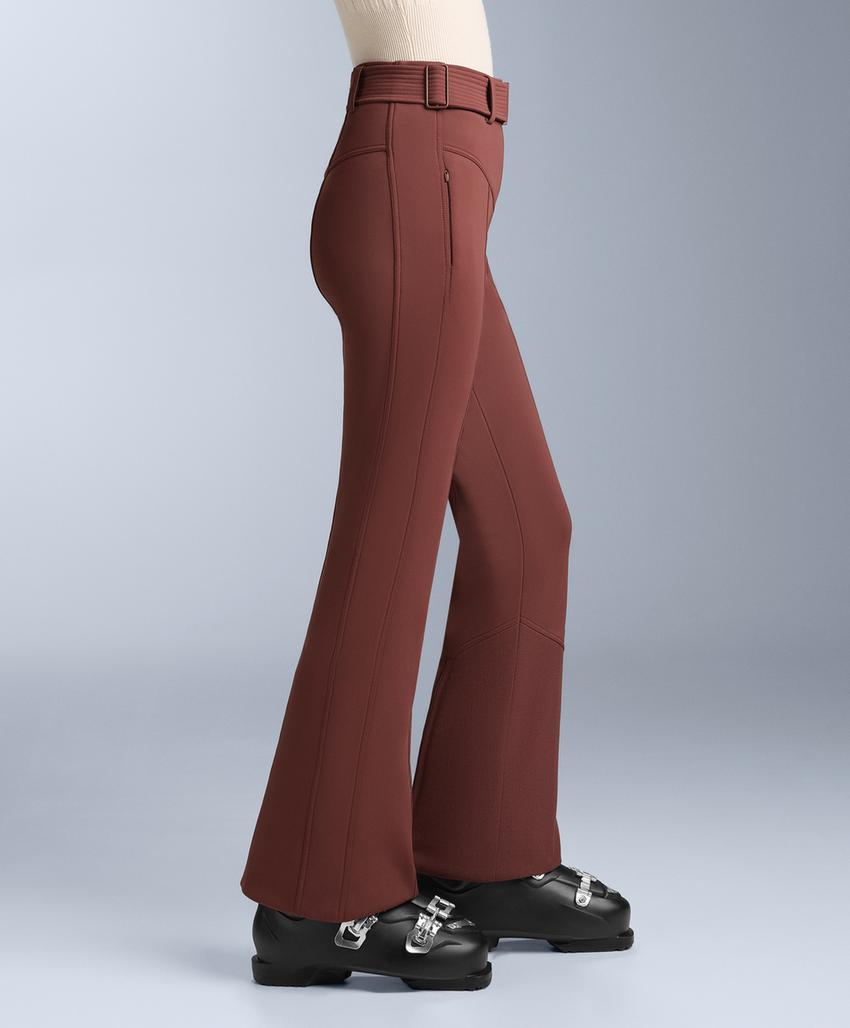 Водостойкие эластичные расклешенные брюки SKI с высокой посадкой