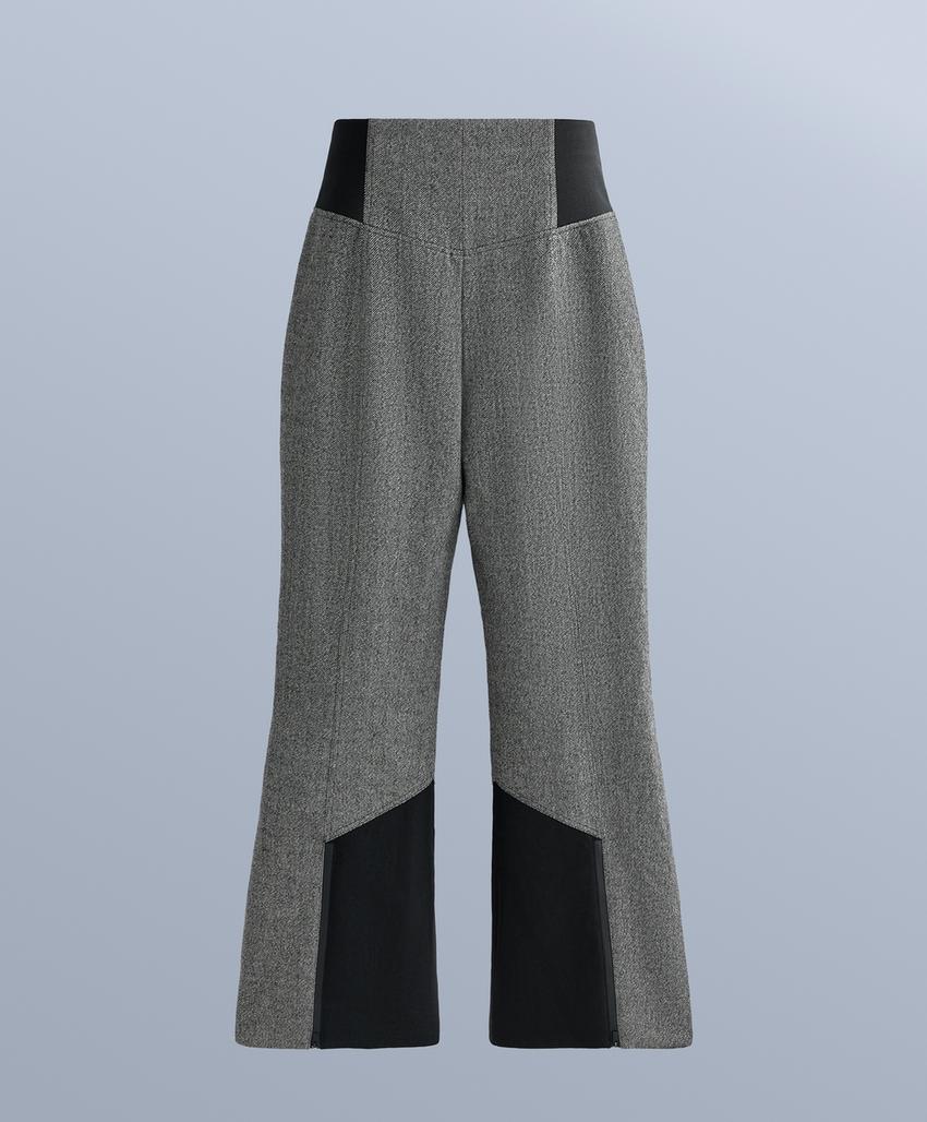 Расклешенные брюки FELLEX® Wool Blend SKI с высокой посадкой, водостойкие