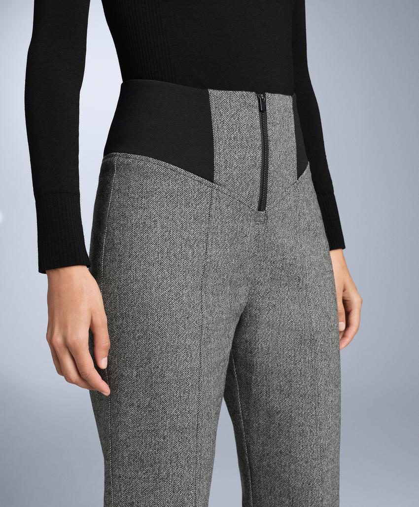 Расклешенные брюки FELLEX® Wool Blend SKI с высокой посадкой, водостойкие