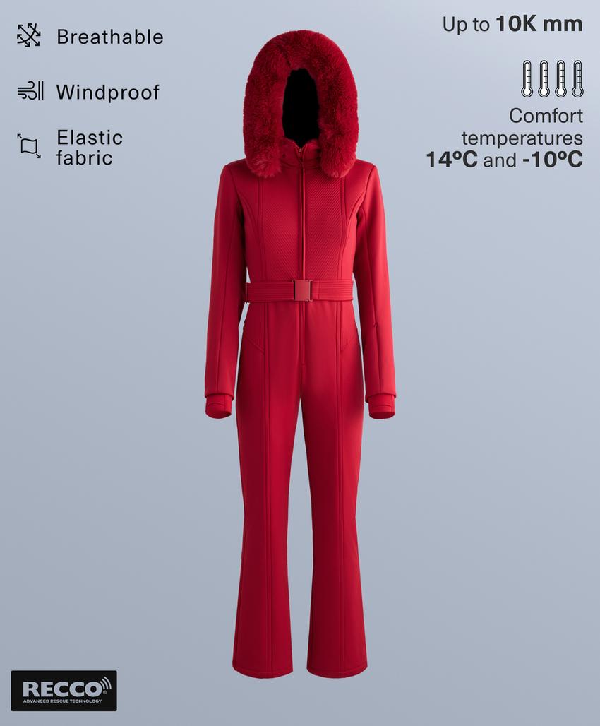 Водостойкий облегающий эластичный комбинезон SKI