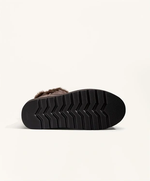 Кожаные ботинки на платформе- Заказать в России